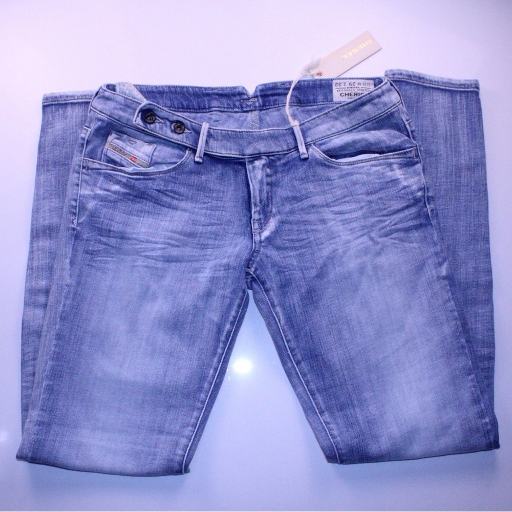 Diesel Jeans - Cherick Women's Blue Tapered Slim Stretch Jean - W29 L32